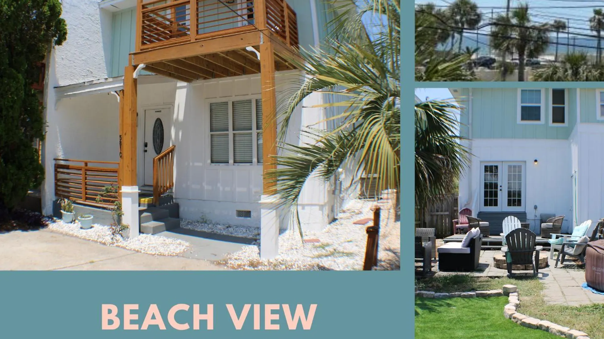 Oceanview Oasis - Relax With Hot Tub, Breakfast, Fire Pit & Putting Green! Panama City Beach